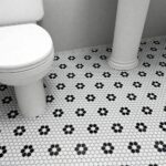 Hex Floral Black & White mosaic (14)