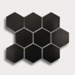 Hexagon Matt Black Mosaic (1)