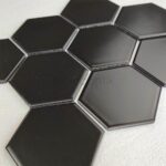 Hexagon Matt Black Mosaic (2)