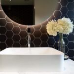 Hexagon Matt Black Mosaic (6)