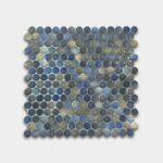 Penny Round Dark Blue mosaic (1)