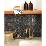 Penny Round Dark Blue mosaic (6)