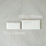 Subway Tile – White Bevel 100 x 200 (11)