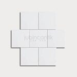 Subway Tile – White Square 150 x 150 (2)