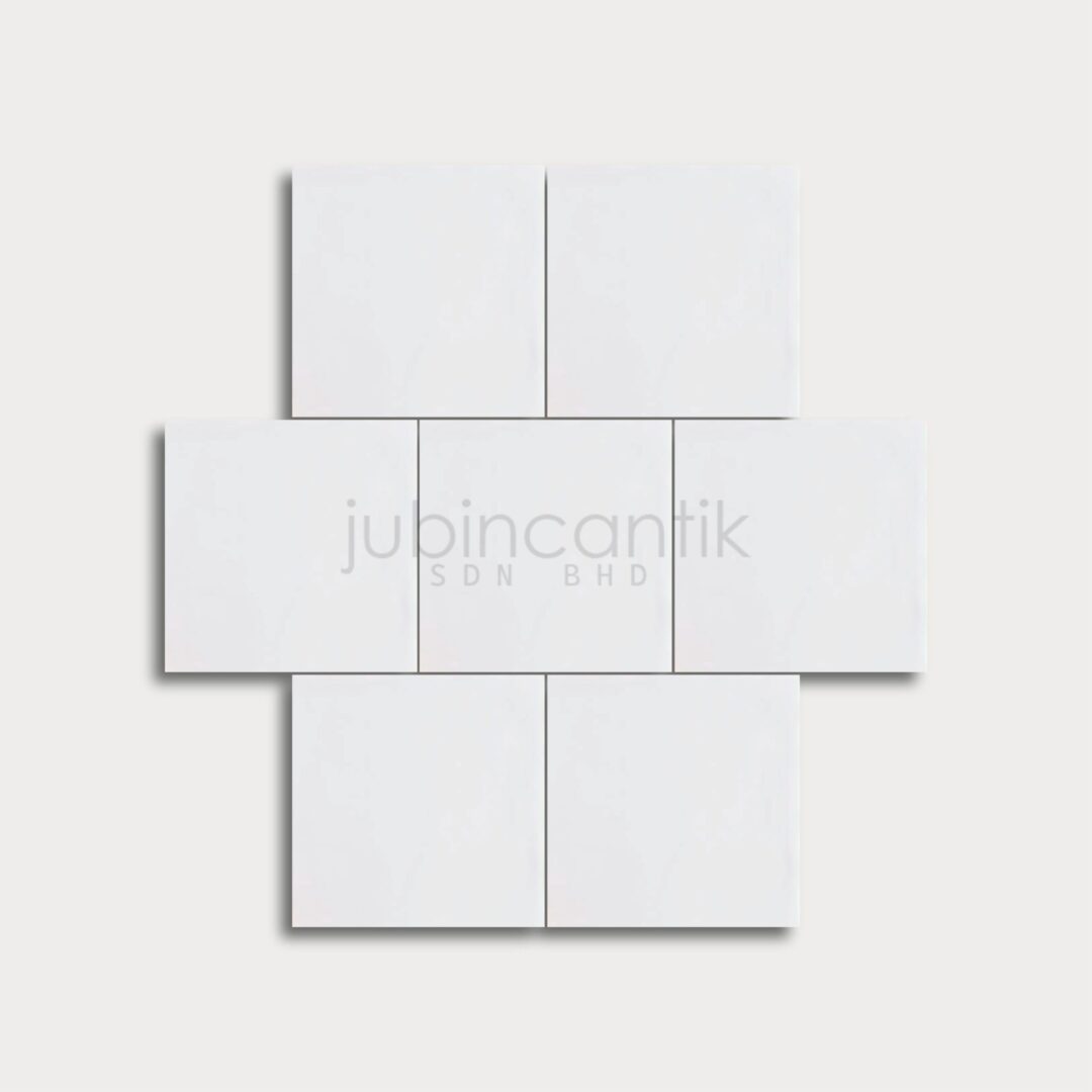 Subway Tile - White Square 150 x 150 (1)