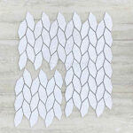 Hex Leaf XL White Mosaic (3)