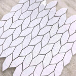 Hex Leaf XL White Mosaic (5)