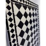 Victorian Black&White Mosaic (Border) (18)