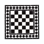 Victorian Black&White Mosaic (Border) (3)