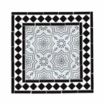 Victorian Black&White Mosaic (Border) (4)