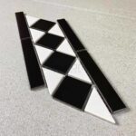 Victorian Black&White Mosaic (Border) (6)