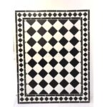 Victorian Black&White Mosaic (Border) (7)