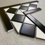 Victorian Black&White Mosaic (Corner) (5)