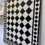 Victorian Black&White Mosaic (Corner) (9)