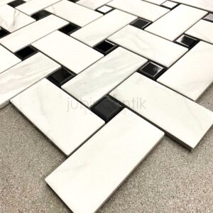 Basketweave XL Carrara Mosaic (5)