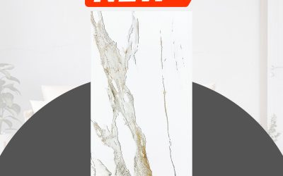 ABSTRACT GREY GOLD – MARBLE TILE