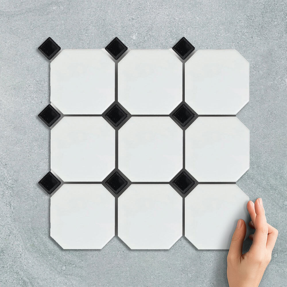 DEVON WHITE BLACK - MOSAIC