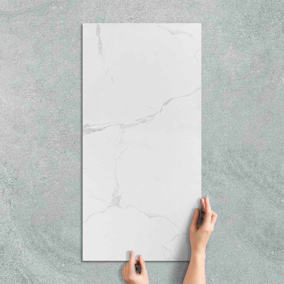 AURORA WHITE - MARBLE LOOK TILE